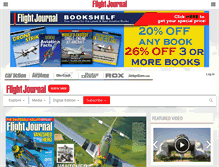 Tablet Screenshot of flightjournal.com